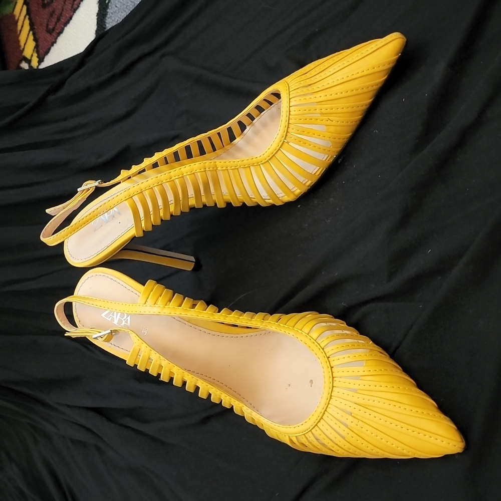 Yellow heels